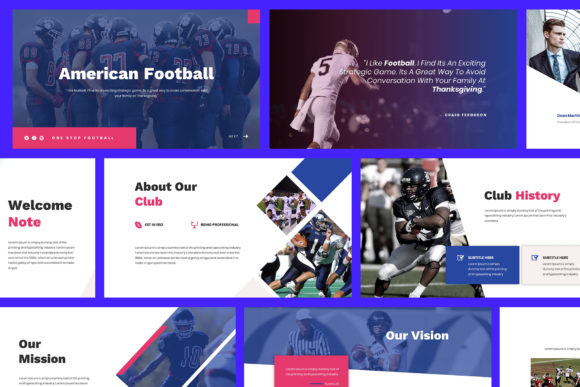 American Football Powerpoint: Streamlining Your Football Business Presentations with a Professional Template