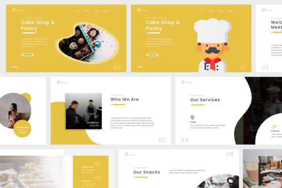 Cake Shop Keynote Presentation: A Practical Tool for Effective Business Pitching