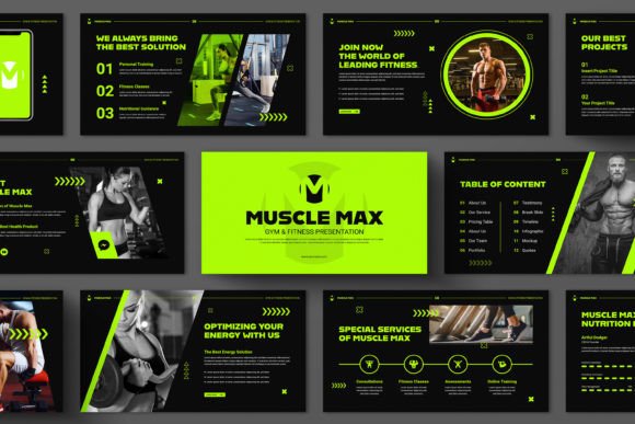 Gym Fitness Presentation Template