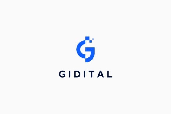 Letter G Pixel Digital Tech Logo – Editable Design for Creators
