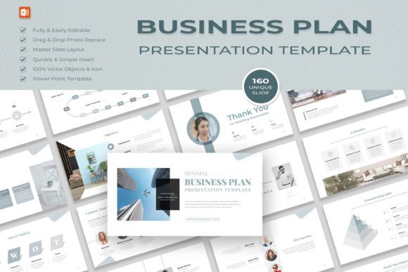 Minimalist Business Plan Presentation That Communicates Clearly