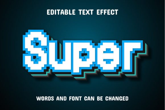 Super Pixel 3d Text Effect: A Versatile Tool for Creative Projects