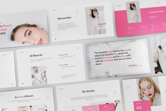 The Makeup Artist PowerPoint Template: A Complete Workflow Solution for Beauty Professionals