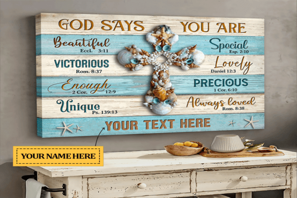 The Personalized Seashell Cross “God Says You Are”: A Simple Way to Anchor Your Faith